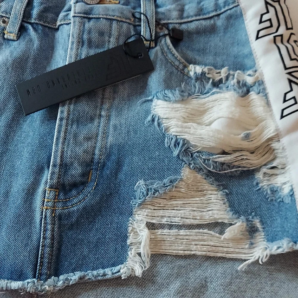 LF The Brand Size 26 Womens Jeans Skirt Small - Picture 6 of 10